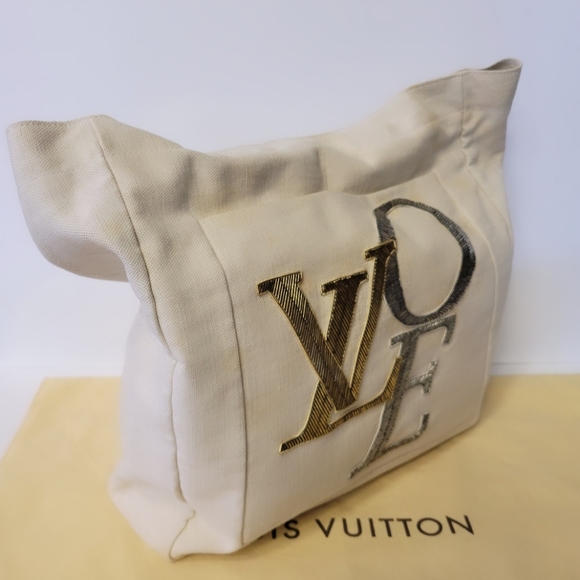 ❌️SOLD❌️LOUIS VUITTON THAT'S LOVE TOTE BAG - Picture 2 of 7